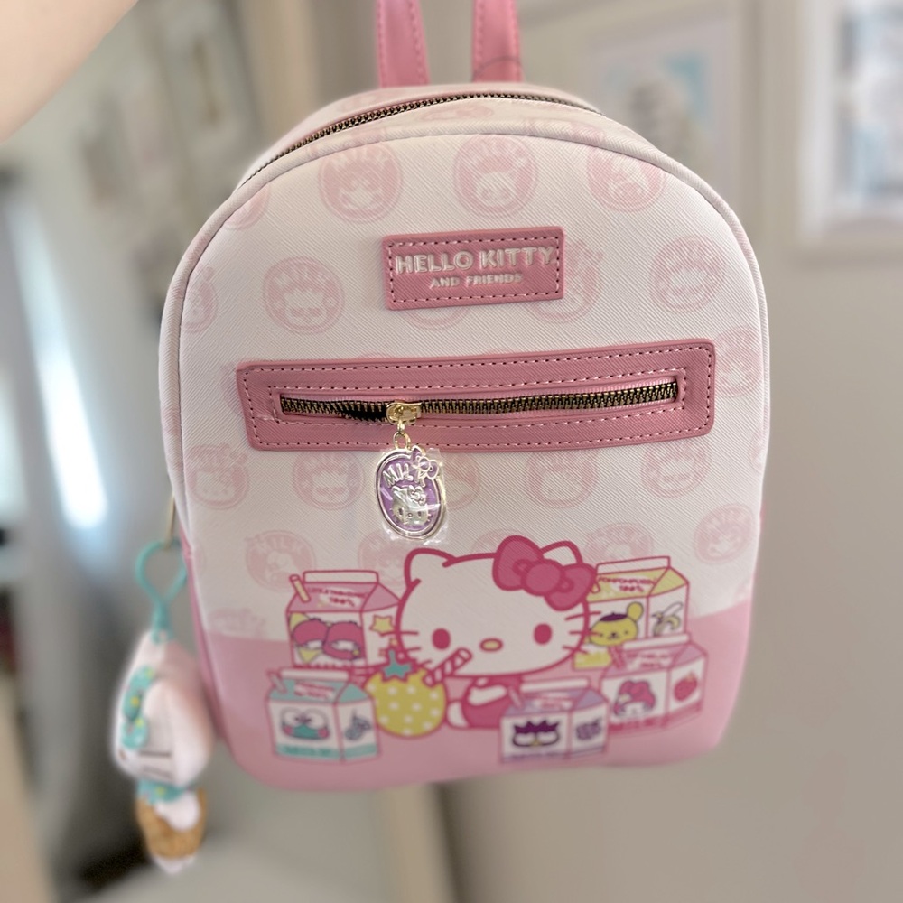 Sanrio hello kitty strawberry milk backpack nwt